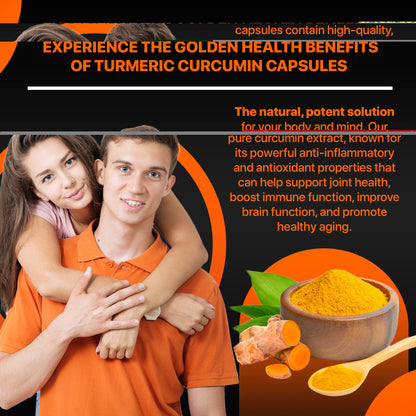 High Potency Turmeric Curcumin USA Made with BioPerine Natural Joint Support 95% Standardized Curcuminoids & Black Pepper Extract - Non GMO Gluten Free - 90 Capsules by Nutra Life